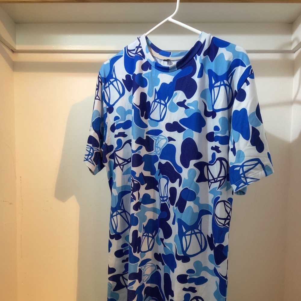 OWSLA Blue camo shirt